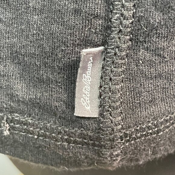 Eddie Bauer Womens Open Front Cardigan Black Size Small Soft Knit Long Sleeve - Picture 3 of 7